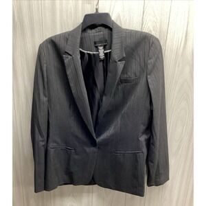 ATTENTION Women's (Size 18) Long Sleeve One Button Suit Jacket Pockets Stretch